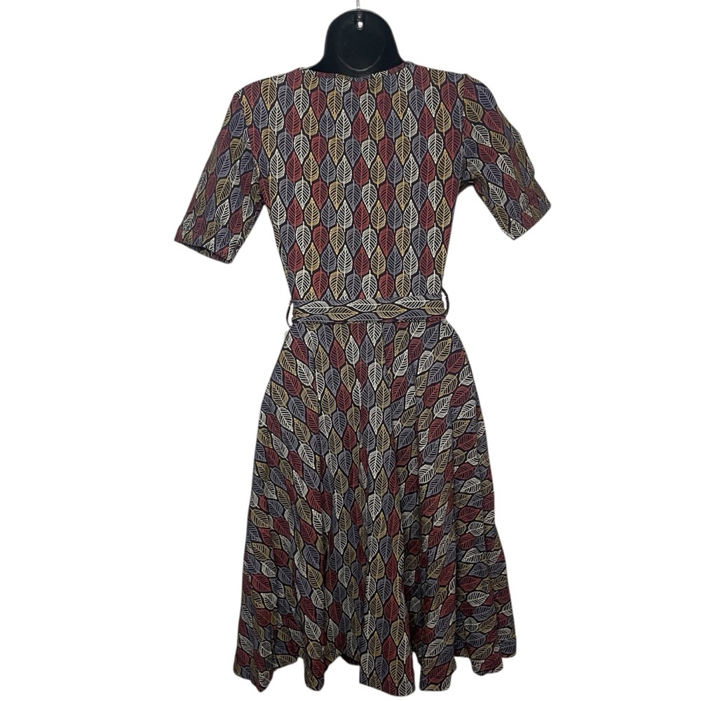 Effie’s Heart Dahlia Autumn Print Pocket Dress - Picture 6 of 9